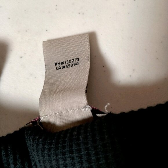 Wrangler Wrancher Shirt Women Lare Blue Waffle Knit Thermal Top Long Slv Button - Picture 5 of 10